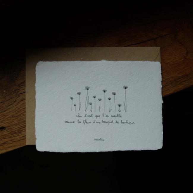 Carte " Clin d'oeil "