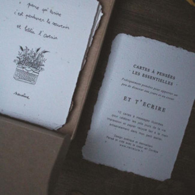 Coffret LES ESSENTIELLES - 10 cartes - Et t'écrire