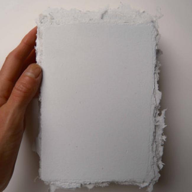 Carte-papier vierge - format A6