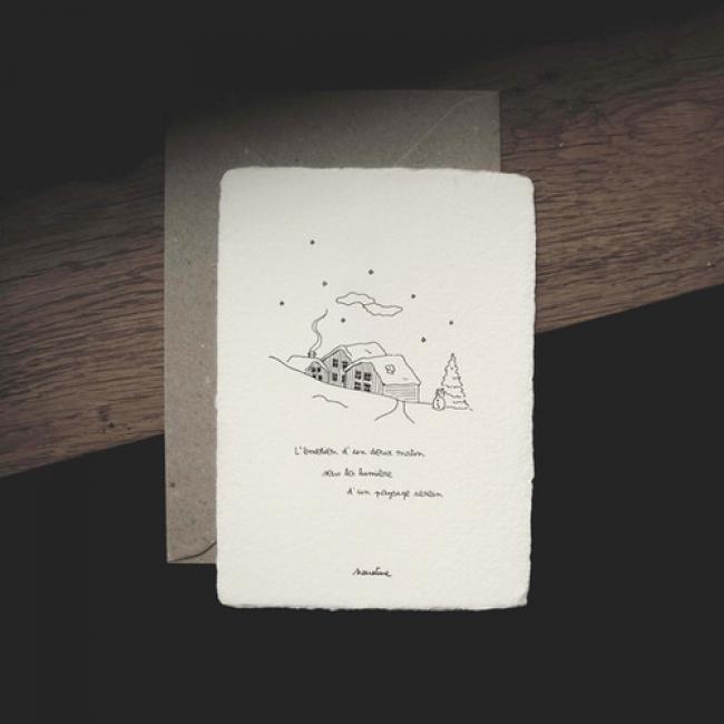 Carte " L'émotion d'un doux matin "