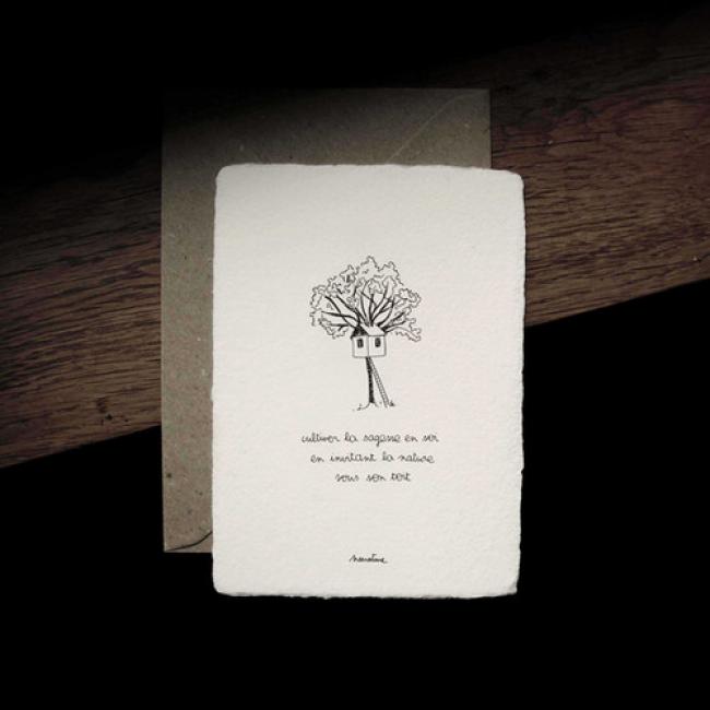 Carte " Cabane dans l'arbre "