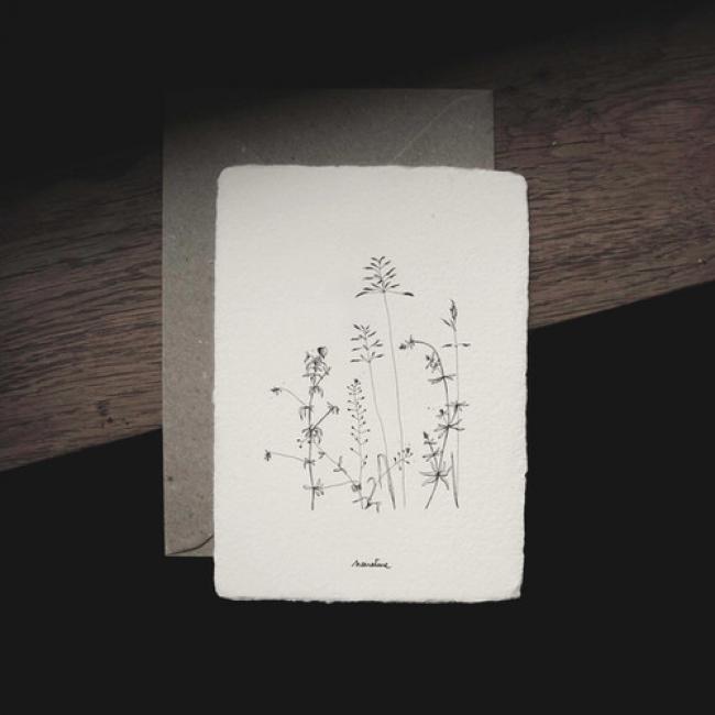Carte Herbier /  Vagabondes - 4