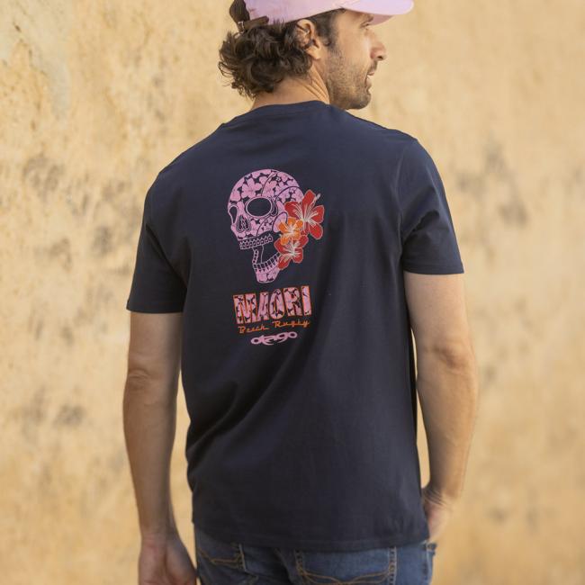 25 CARRIBEAN TEE SHIRT OTAGO BLEU MARINE