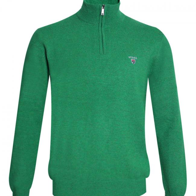 25 BUENOS AIRES PULL COL ZIP OTAGO VERT