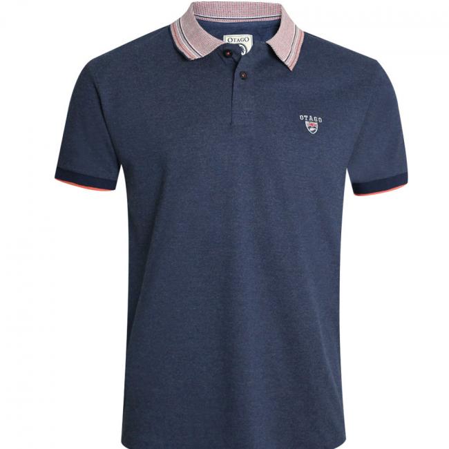 25 LENCO POLO MC OTAGO BLEU MARINE