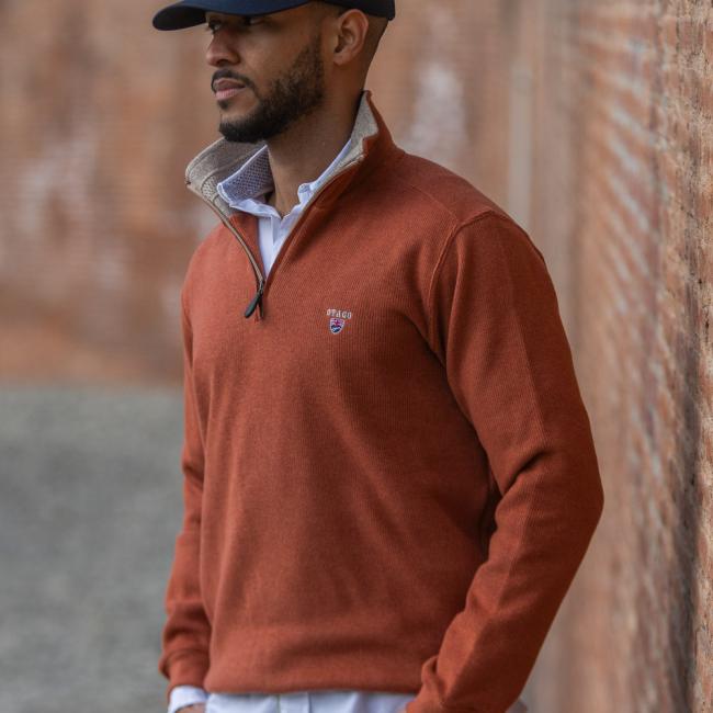 24SW7 SWEAT COL ZIP OTAGO EPICE