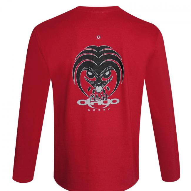 LANG TEE SHIRT ML OTAGO ROUGE