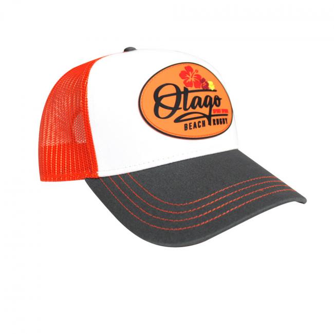 25 CASQUETTE BEACHCAP OTAGO ECRU GRIS ORANGE