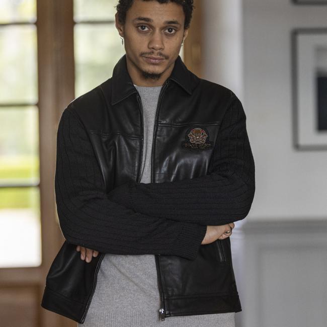 24 BUCK VESTE CUIR OTAGO NOIR