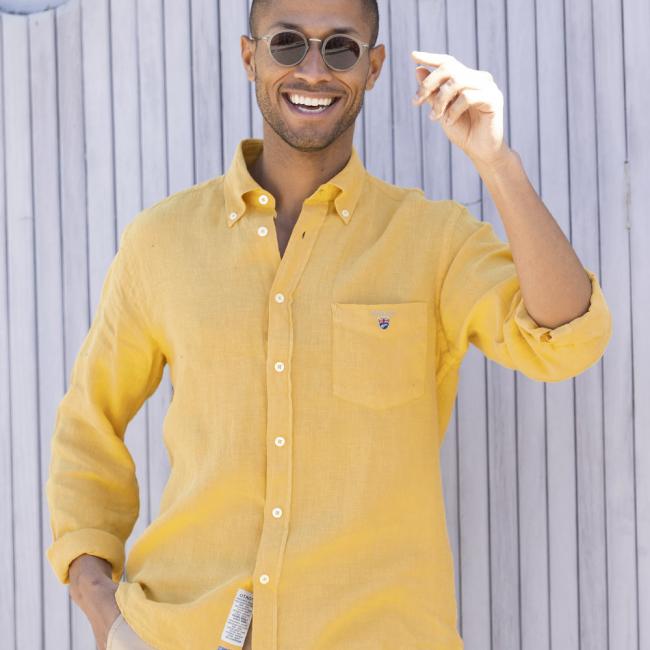 LIN BUENOS AIRES CHEMISE ML  MOUTARDE JJ
