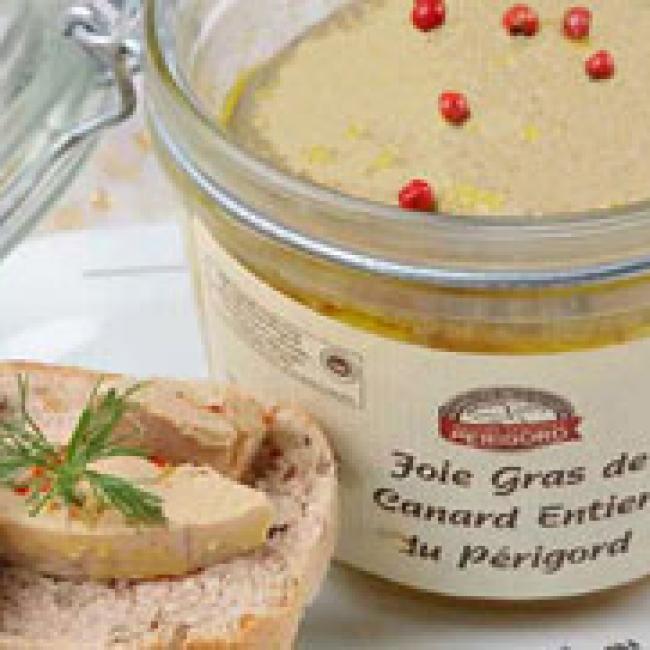 Foie gras de Canard entier  Origine PERIGORD 450g