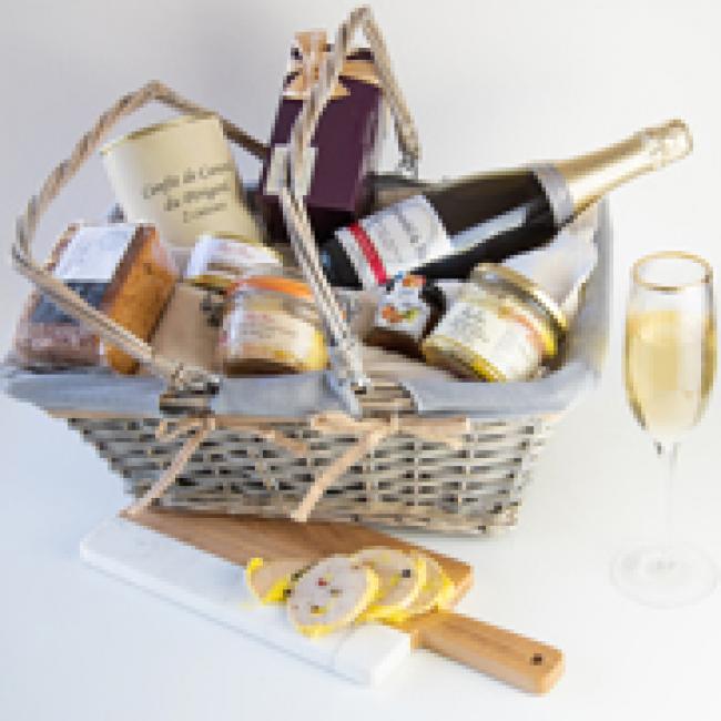 Grand panier excellence et champagne