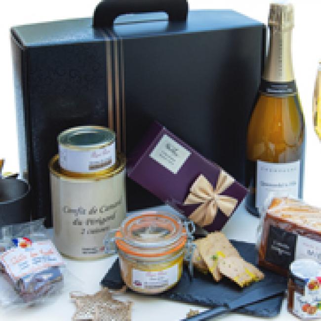 Cadeau excellence foie gras, champagne et truffes
