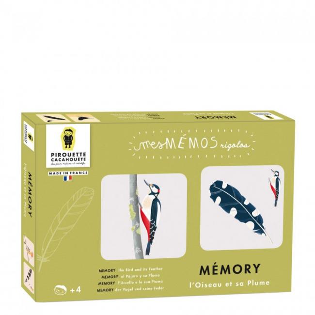 Jeu de Mémory Oiseaux et Plumes