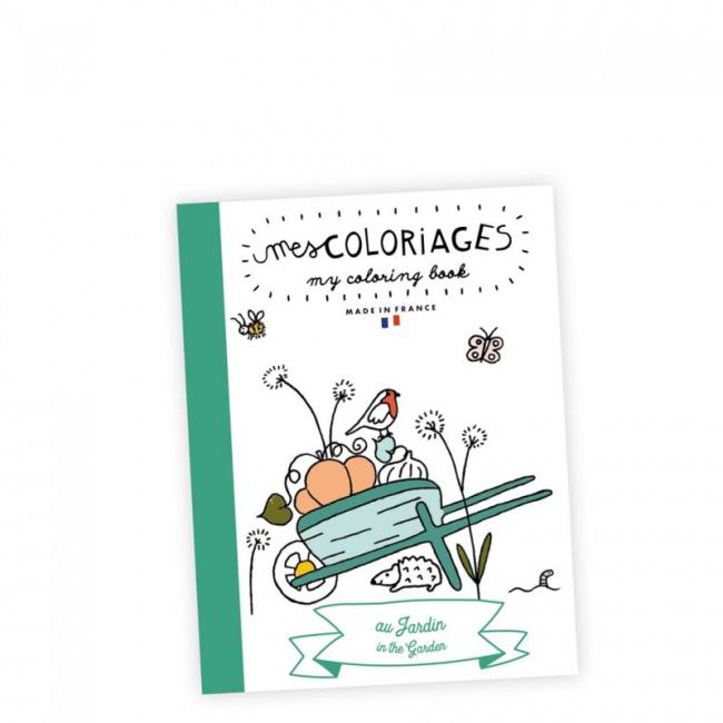 Carnet de coloriage jardin