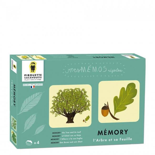 Jeu de Mémory Arbres et Feuilles