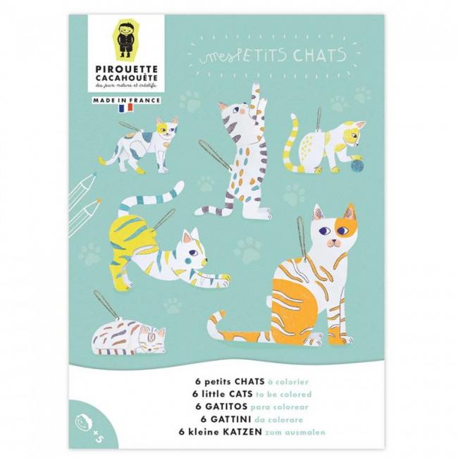 Kit créatif Chats à colorier