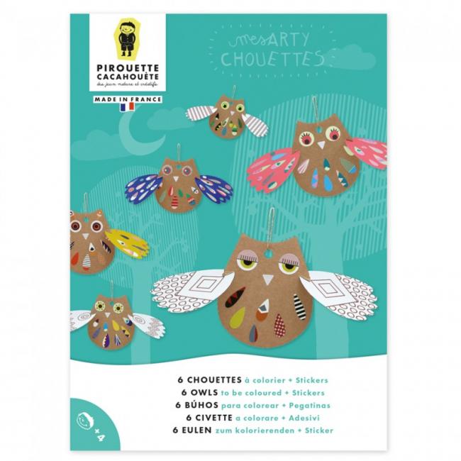 Kit créatif arty Chouettes