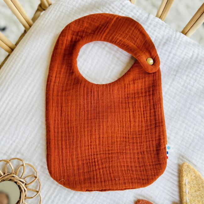 Petit Bavoir Rouille d&rsquo;Automne