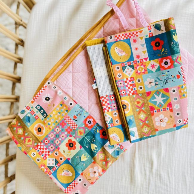 Couverture Mon Patchwork Fleuri