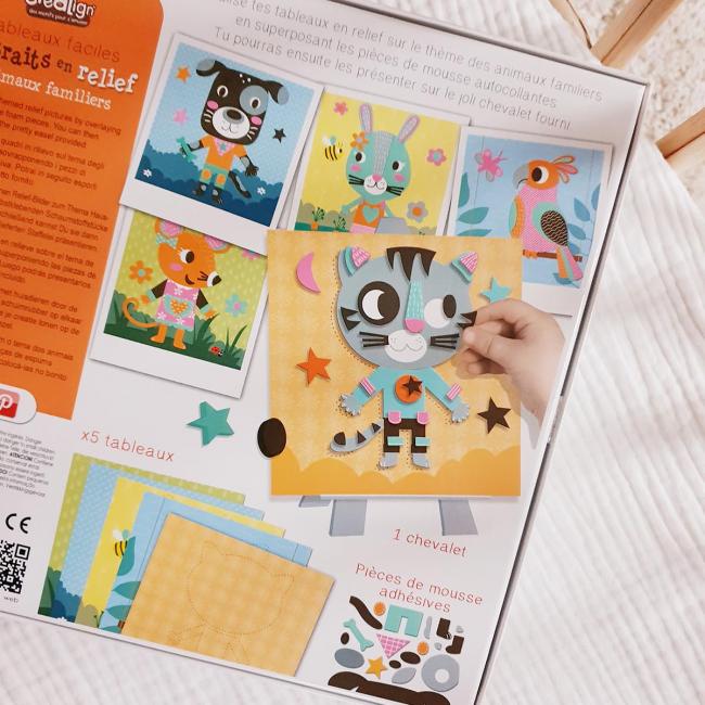 Activités portraits en relief