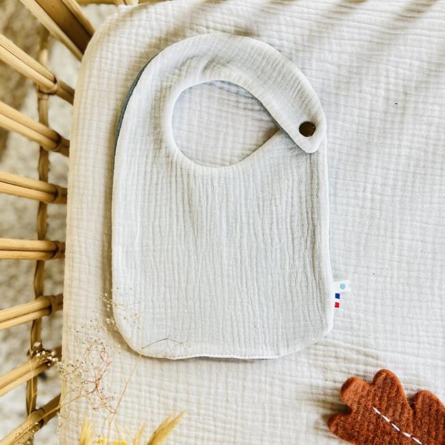 Petit Bavoir Blanc d&rsquo;Hiver