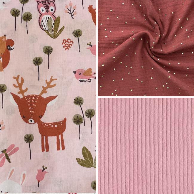 Sac Polochon – Th&egrave;me &laquo;&nbsp;Petit bambi&nbsp;&raquo;