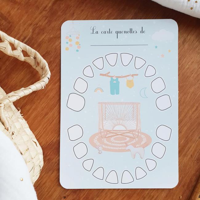 Carte &agrave; quenottes