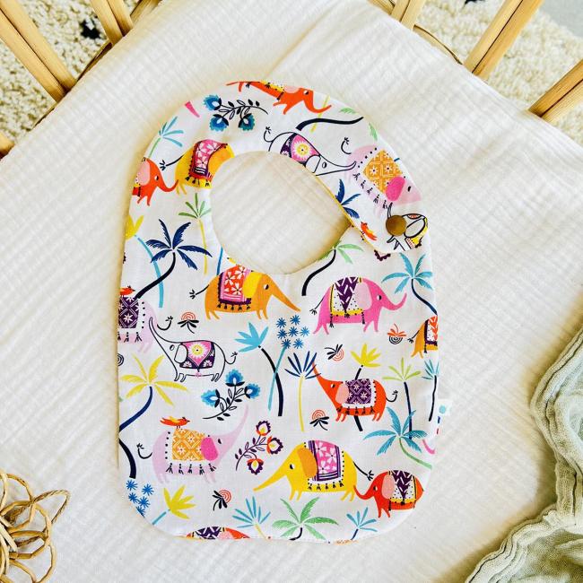 Petit Bavoir El&eacute;phant chanceux