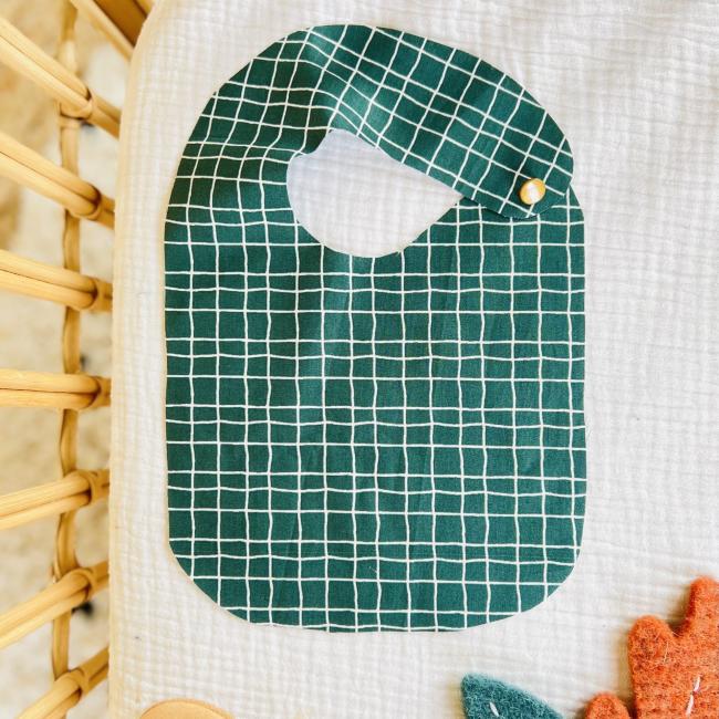 Petit Bavoir Vert Bengale