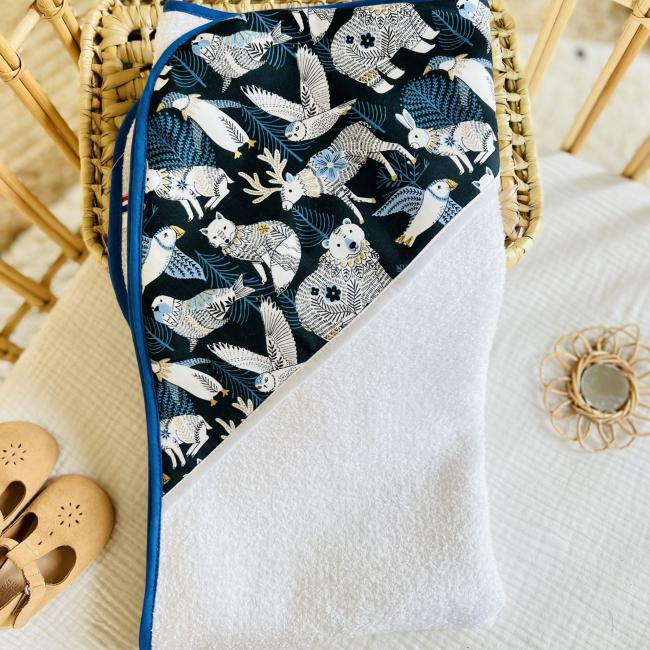 La cape de bain Au Zoo Glac&eacute;