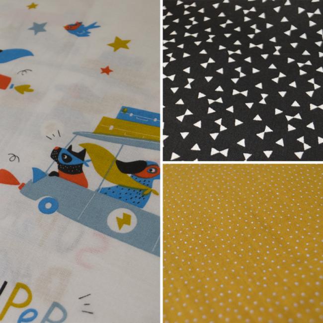 Sac Polochon – Th&egrave;me &laquo;&nbsp;Super dogs&nbsp;&raquo;