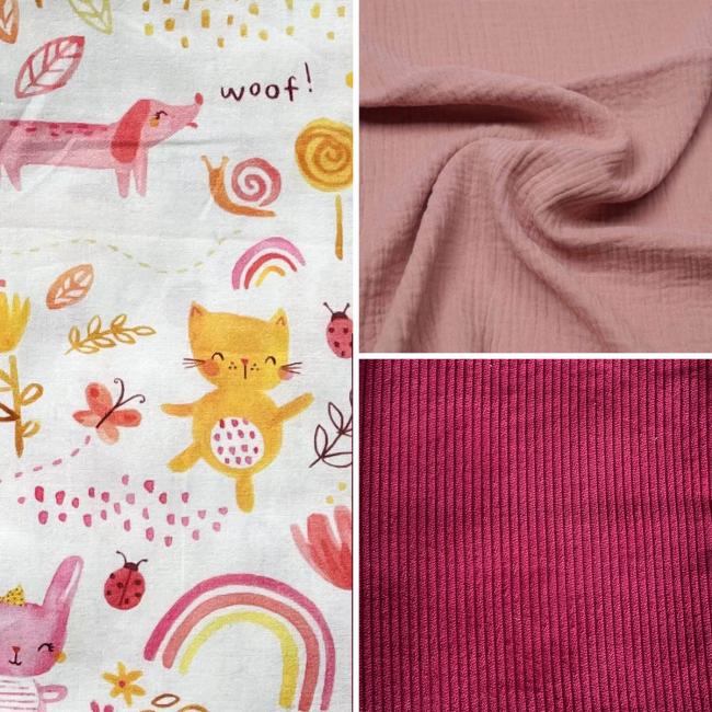 Sac Polochon &#8211; Thème « La vie en rose »