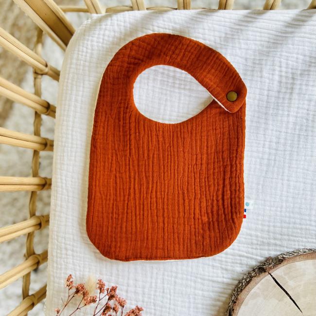 Petit Bavoir Rouille Bengale