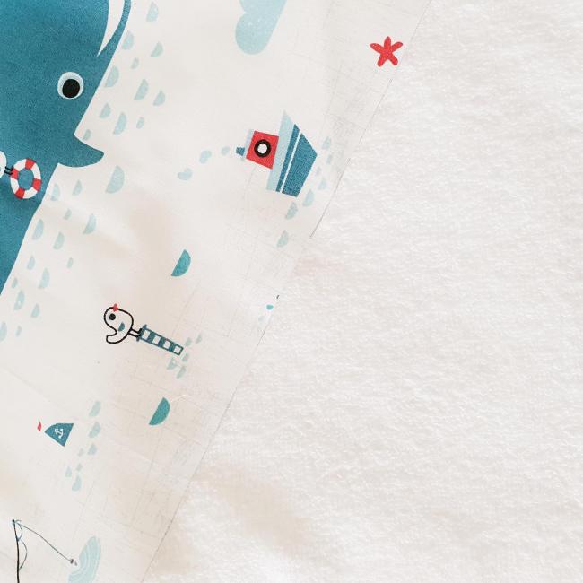 Cape de bain grand large – Lydie et Cl&eacute;ment