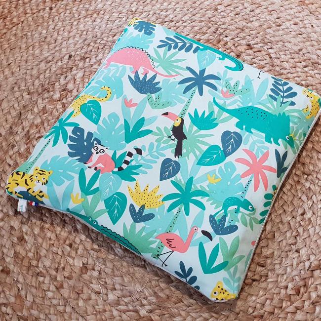 Le Coussin Plaid – Tropical