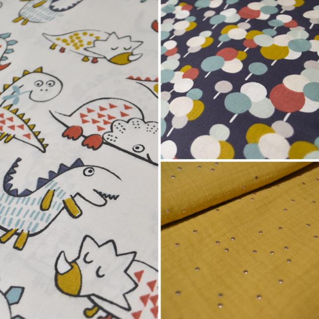 Coussin Plaid &#8211; Thème « Sacrés dinos »