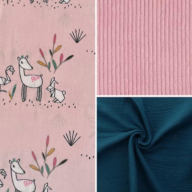 Sac Polochon – Th&egrave;me &laquo;&nbsp;Bosquet en origami&nbsp;&raquo;