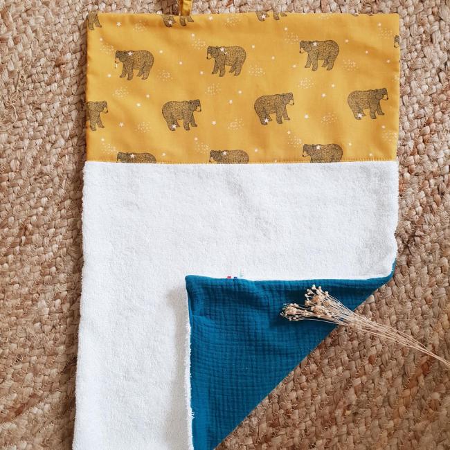 Le tapis à langer nomade &#8211; Ours polaire