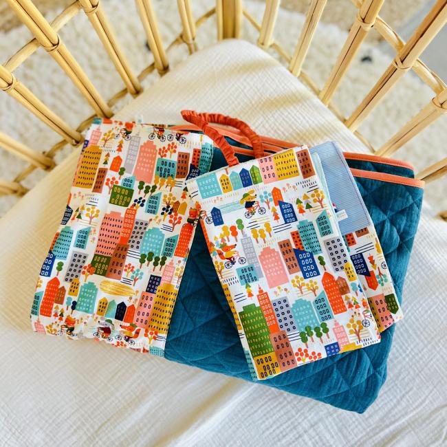 Couverture En Ville (bleu canard)