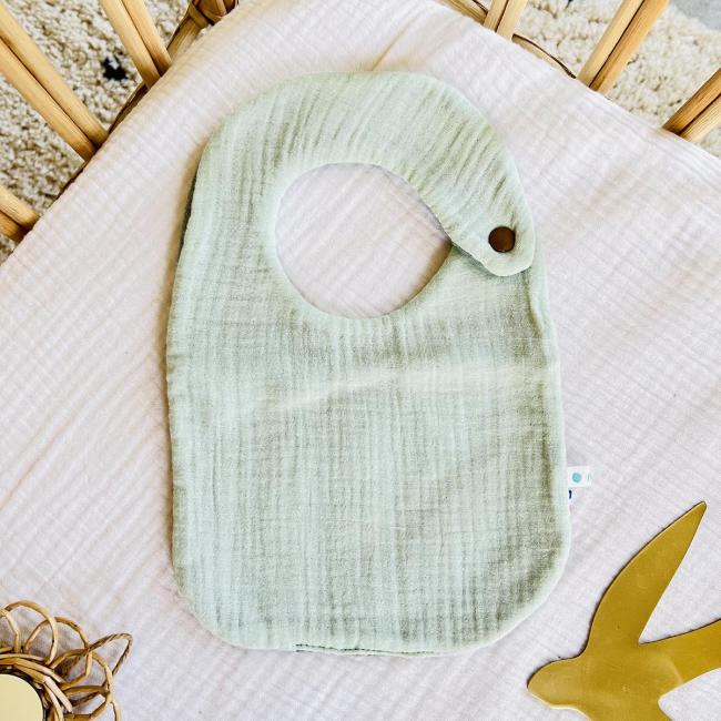 Petit Bavoir Vert d&rsquo;eau Folie