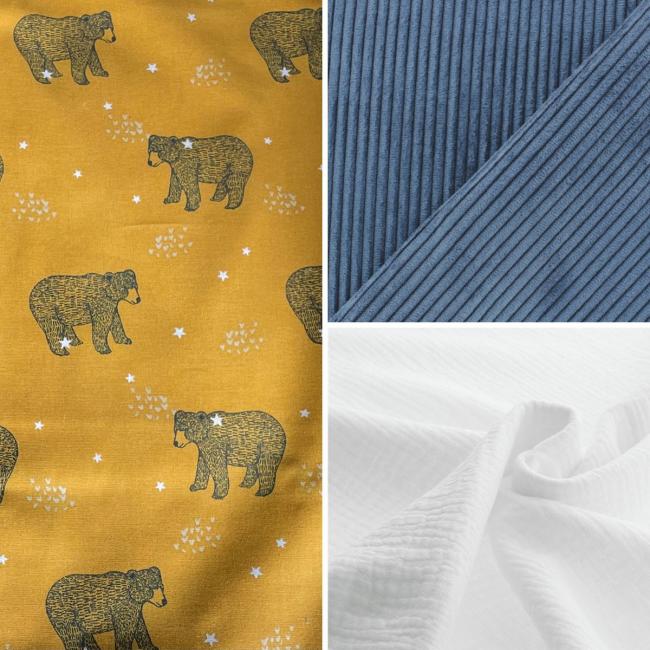 Sac Polochon &#8211; Thème « Ours céleste »