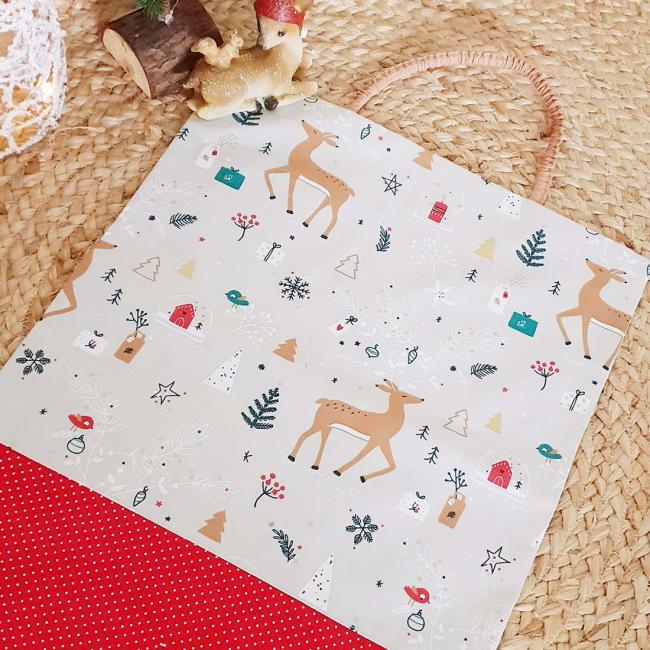 La serviette élastiquée &#8211; Noël Nature