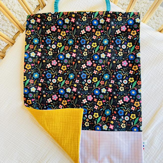 Serviette Elastique Jolies Fleurs