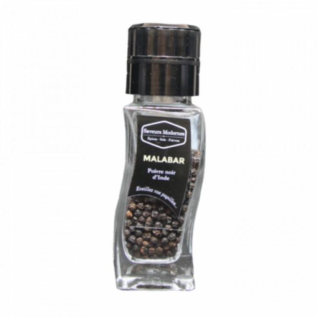 Poivre Malabar noir d'Inde