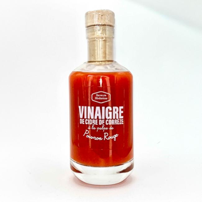 Vinaigre de cidre de Corrèze au poivron rouge