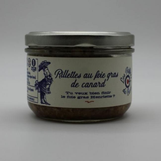 Rillettes au foie gras de Canard 190g