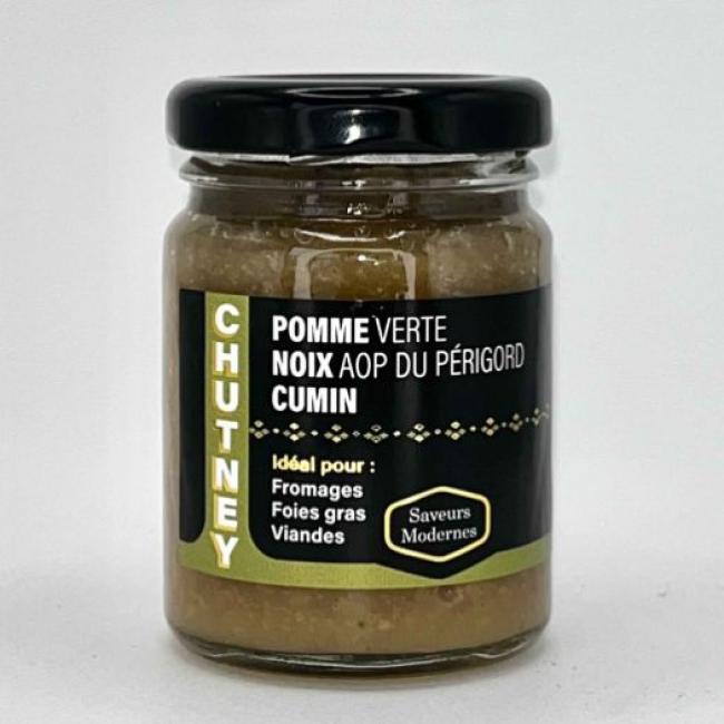 Chutney Pomme verte Noix Périgord AOP Cumin