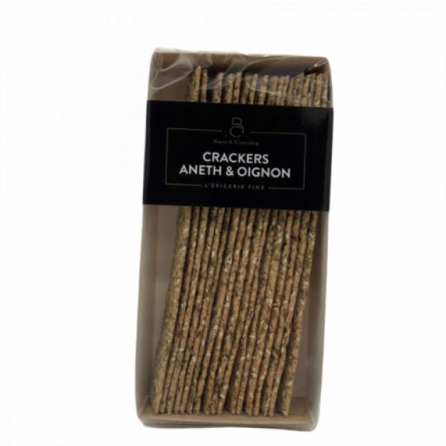 Crackers à l'aneth et oignons