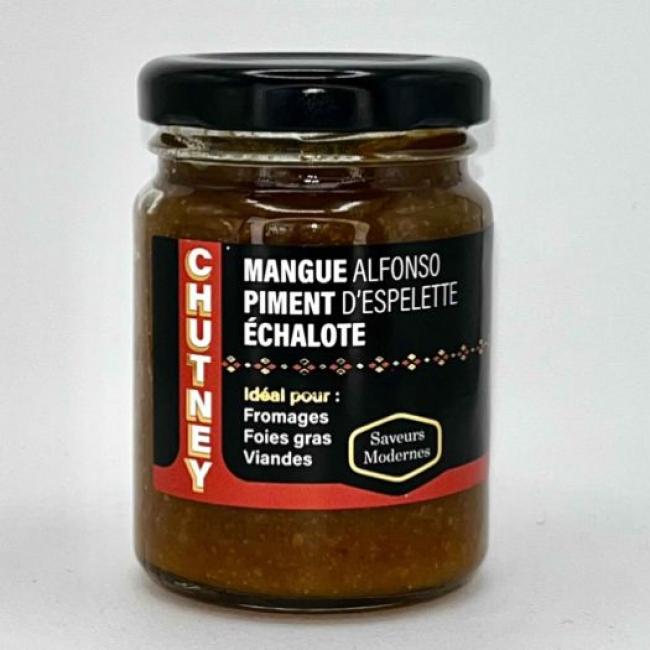Chutney Mangue Echalote Piment d'Espelette